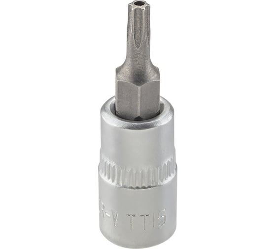 Головка-бита JCB TORX T15H c отверстием, 1/4 JCB-3273215(63870)