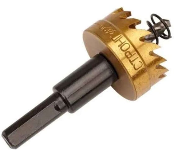 Коронка по металлу Strong СТК-058 цилиндрическая HSS GOLD 29мм СТК-05800029