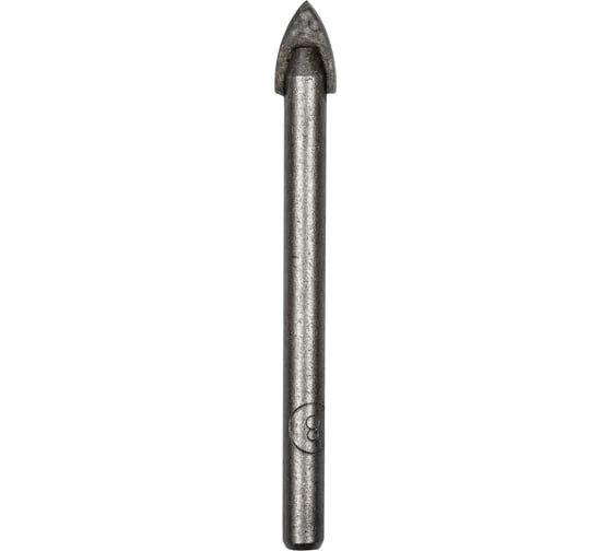 Сверло по стеклу и кафелю (8 мм; цилиндрический хвостовик) KRANZ KR-12-6805 1