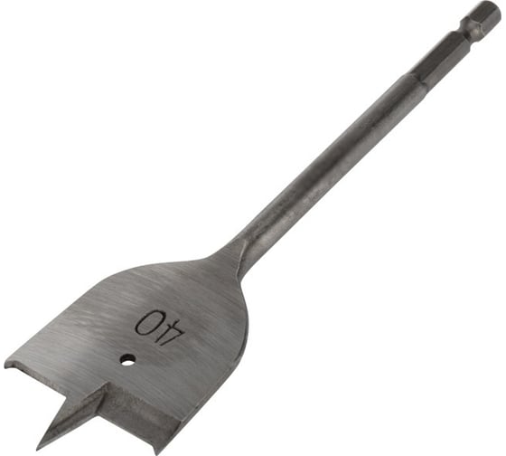 Сверло перовое по дереву (40x152 мм; шестигранный хвостовик) KRANZ KR-91-0677