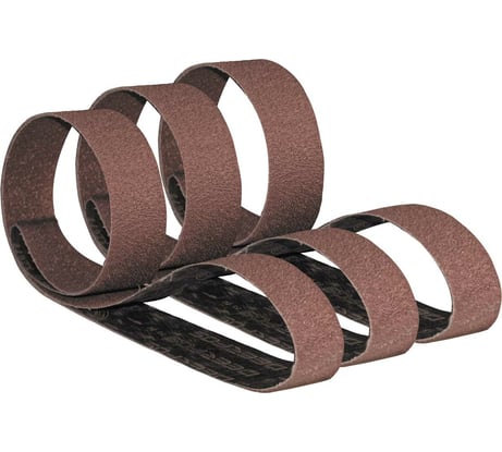 Шлифлента узкая Р150, 25x762 мм, коричневая, 3 шт JET SL25.762.150G.1-3