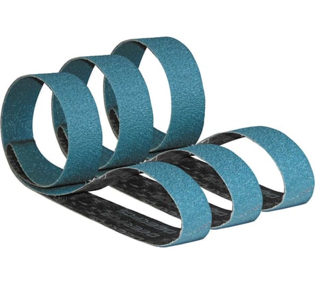 Шлифлента узкая Р80, 25x762 мм, синяя, 3 шт JET SL25.762.80G.3-3