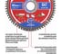 Диск пильный по алюминию P.I.T. ADVANCE 185x30x2.0 мм, 64T Carbide, зуб TCG 5 ACTW13-185T64 4