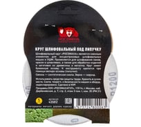 Круг шлифовальный 125 мм, P1200, 5 шт Росомаха 435812