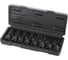 Набор головок-бит TORX ударных LIGE 1/2, 8пр.(T30,T40,T45,T50,T55,T60,T70,T80) ,в кейсе 631538 1
