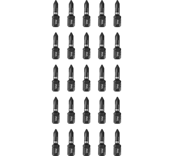 Ударостойкие биты AEG PH1 25 мм, 25 шт, TICTAC упаковка AF25PH1-25 4932502229