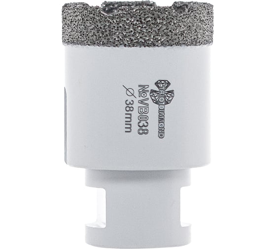 Коронка алмазная по керамограниту TRIO-DIAMOND 38 мм, М14, Vacuum Brazed, VB038
