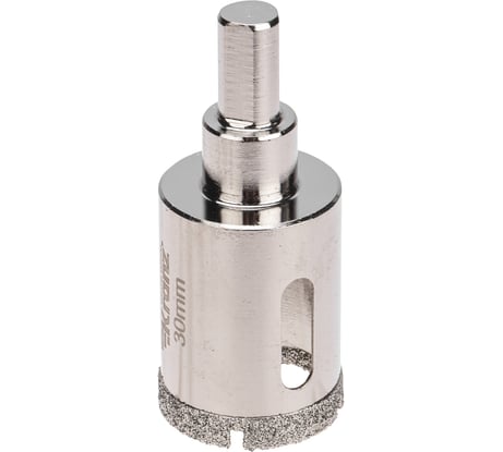 Коронка алмазная 30 мм по керамограниту с центровочным сверлом KRANZ KR-92-0010