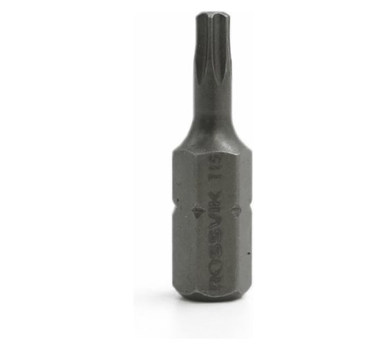 Бита ROSSVIK TORX T15, 25 мм, 1/4, сплав S2 (20шт в коробке) 6325T15