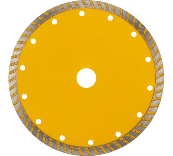 Диск алмазный отрезной Турбо (180x22.2x2.4x10 мм) KRANZ KR-90-0123