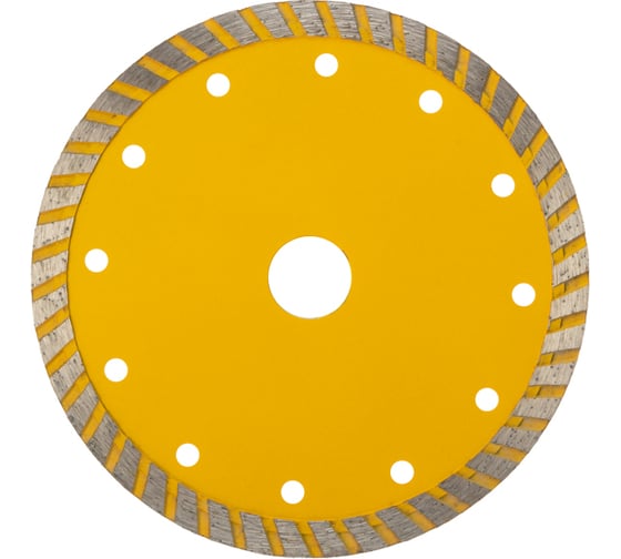 Диск алмазный отрезной Турбо (150x22.2x2.4x10 мм) KRANZ KR-90-0122