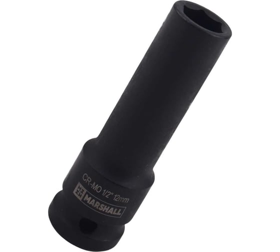 Головка ударная шестигранная удлинённая MARSHALL 12мм, 1/2'' MR2745