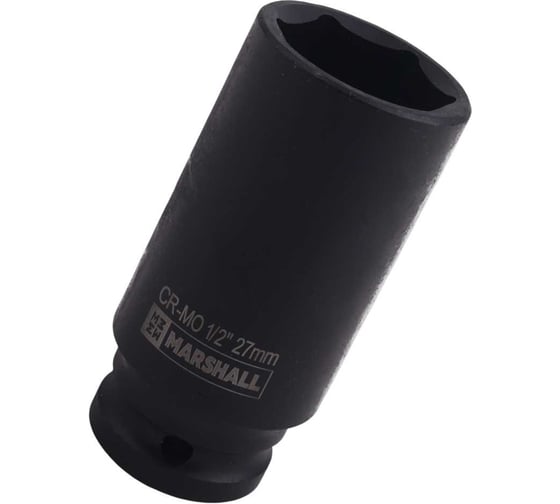 Головка ударная шестигранная удлинённая MARSHALL 27мм, 1/2'' MR2753