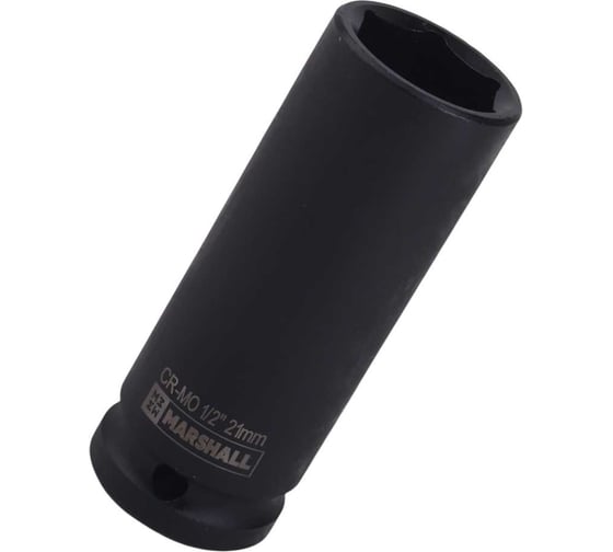 Головка ударная шестигранная удлинённая MARSHALL 21мм, 1/2'' MR2752