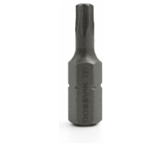 Бита ROSSVIK TORX , T20, 25 мм, 1/4, сплав S2 (20шт в коробке) 6325T20