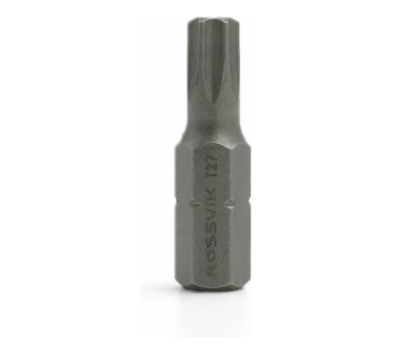 Бита ROSSVIK TORX , T27, 25 мм, 1/4, сплав S2 (20шт в коробке) 6325T27