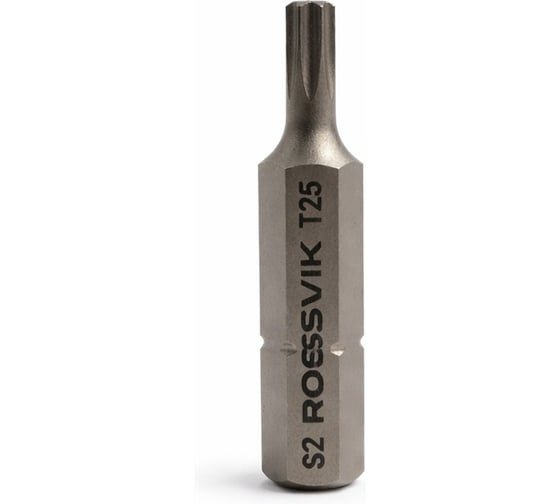 Бита ROSSVIK TORX , T25, 36 мм, 5/16, сплав S2 (20шт в коробке) 8036T25
