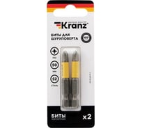Бита (2 шт; PZ2x50 мм; сталь S2) KRANZ KR-92-0419-1