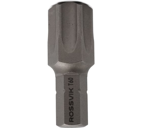 Бита ROSSVIK TORX T60, 36 мм, 5/16, сплав S2 (10шт в коробке) 8036T60