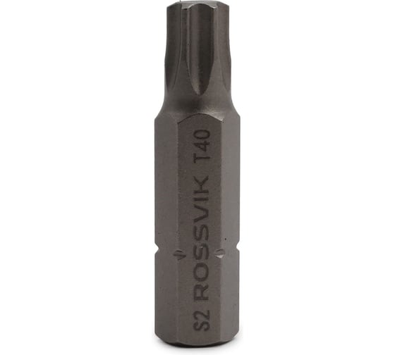 Бита ROSSVIK TORX T40, 36 мм, 5/16, сплав S2 (20шт в коробке) 8036T40