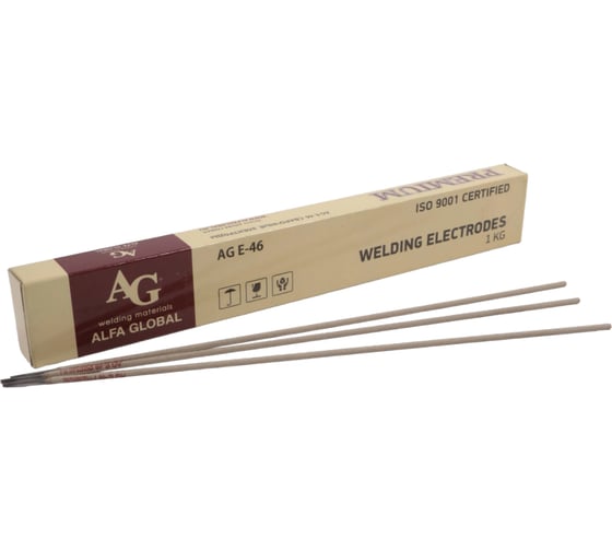 Электроды Alfa Global AG ОК 46 2,0х300 mm (упаковка 1кг) AGОК46-2.0