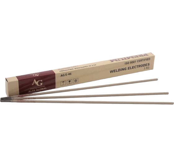 Электроды Alfa Global AG ОК 46 3,2х350 mm (упаковка 1кг) AGОК46-3.2-1