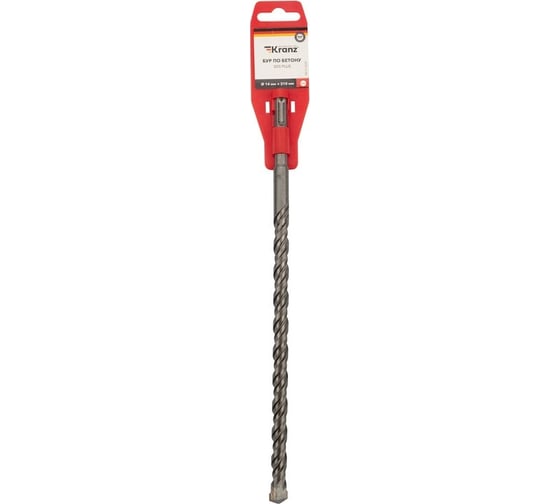 Бур по бетону (14x310x240 мм; 2 грани; SDS-Plus) KRANZ KR-91-0038