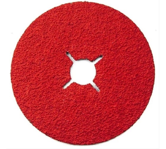 Фибровый диск Long Abrasive CR 964 (Керамика) 125x22,23мм, P40, 10 штук D330486-10