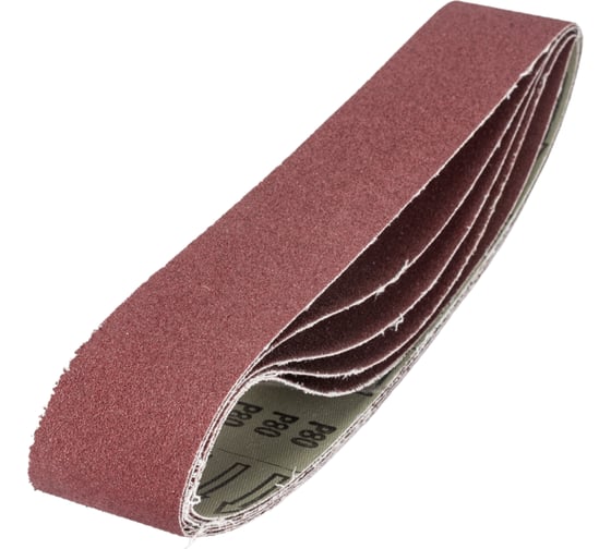 Лента шлифовальная 921141 (5 шт; 50x686 мм; Р80) REDVERG 6666588