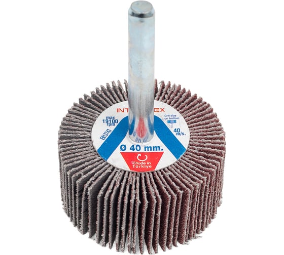 Шлифовальная лепестковая головка Interflex AC621X 40x20x6 Р40, 2044401306-10