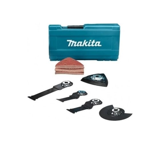 Набор насадок для мультитула 35 шт. Makita (TMA047, TMA045, TMA059, MAM001, абразив. бумага 30 шт., подошва) 191P94-3
