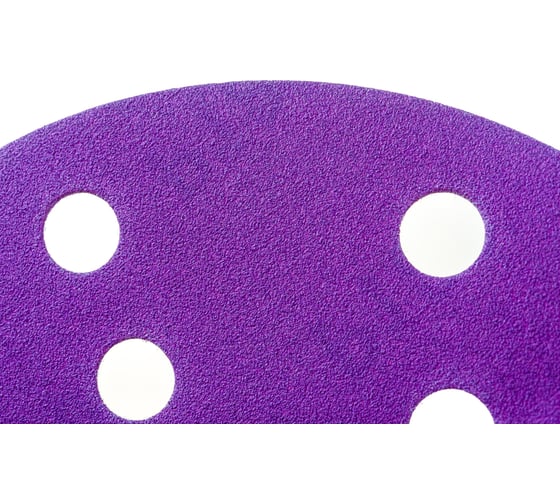 Круг шлифовальный Purple PP627 (150 мм; 15 отверстий; Р180; 100 шт) Hanko PP627.150.15.0180