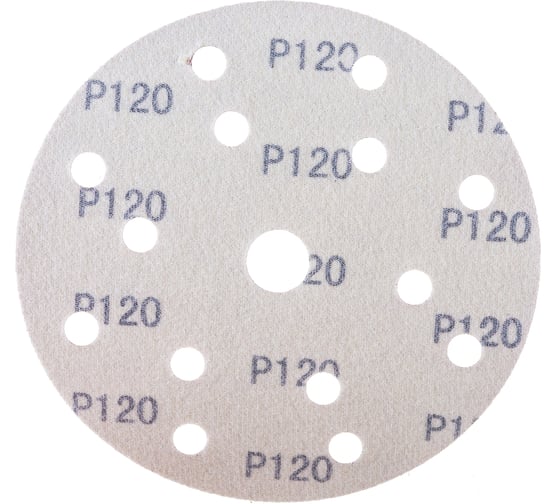 Круг шлифовальный Purple PP627 (150 мм; 15 отверстий; Р120; 100 шт) Hanko PP627.150.15.0120