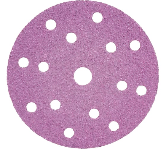 Круг шлифовальный Purple PP627 (150 мм; 15 отверстий; Р40; 50 шт) Hanko PP627.150.15.0040 1