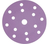 Круг шлифовальный Purple PP627 (150 мм; 15 отверстий; Р240; 100 шт) Hanko PP627.150.15.0240