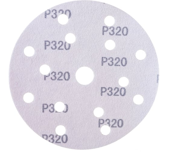 Круг шлифовальный Purple PP627 (150 мм; 15 отверстий; Р320; 100 шт) Hanko PP627.150.15.0320