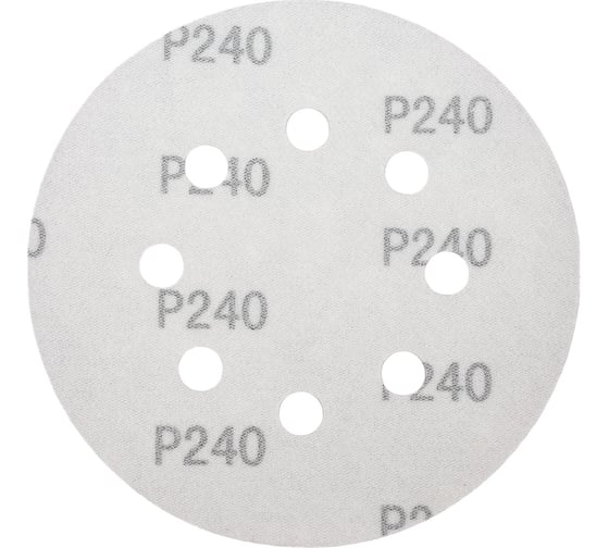 Круг шлифовальный Purple PP627 (125 мм; 8 отверстий; Р240; 100 шт) Hanko PP627.125.8.0240
