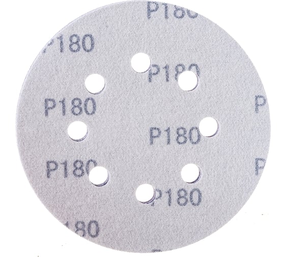 Круг шлифовальный Purple PP627 (125 мм; 8 отверстий; Р180; 100 шт) Hanko PP627.125.8.0180