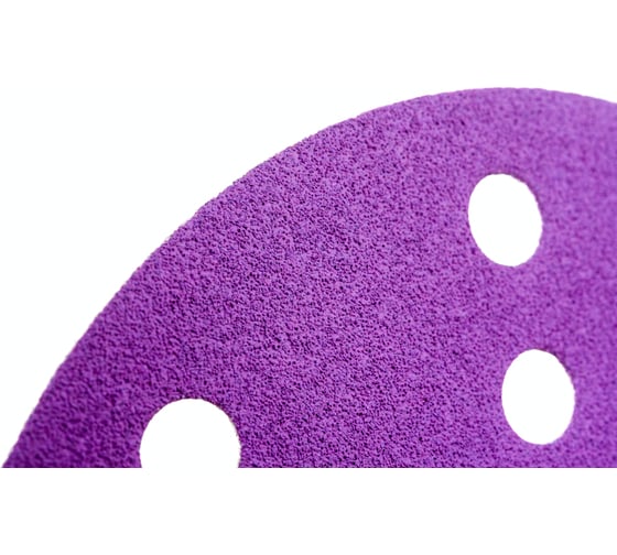 Круг шлифовальный Purple PP627 (150 мм; 15 отверстий; Р100; 100 шт) Hanko PP627.150.15.0100