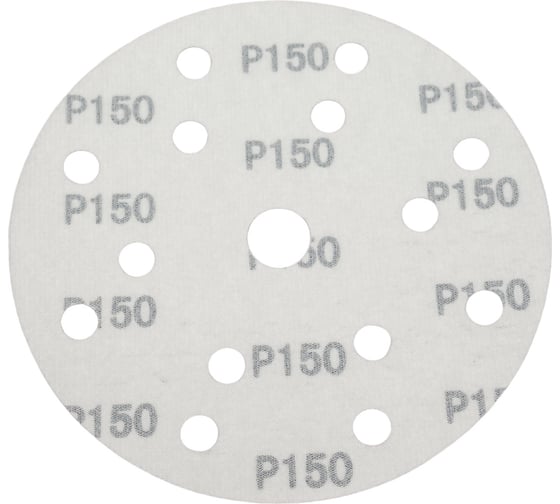Круг шлифовальный Purple PP627 (150 мм; 15 отверстий; Р150; 100 шт) Hanko PP627.150.15.0150