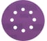 Круг шлифовальный Purple PP627 (125 мм; 8 отверстий; Р800; 100 шт) Hanko PP627.125.8.0800 3