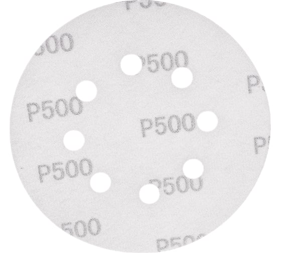 Круг шлифовальный Purple PP627 (125 мм; 8 отверстий; Р500; 100 шт) Hanko PP627.125.8.0500