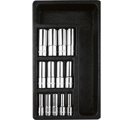 Набор длинных головок 3/8" и 1/2", 13 предметов AmPro T45207