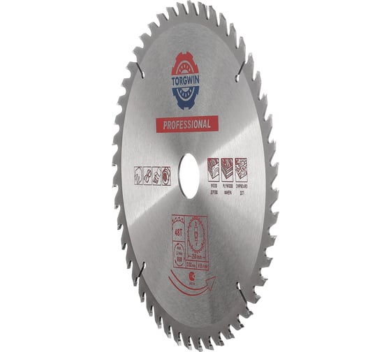 Диск пильный по дереву 250х32/30 мм, 48Z S.E.B. S57495