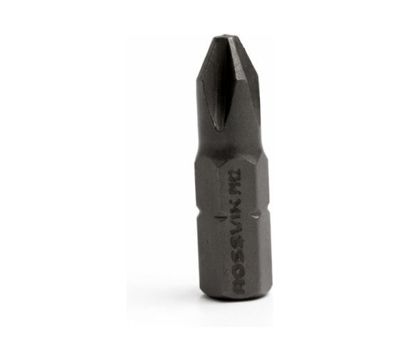 Бита крестовая ROSSVIK PH2, 25 мм, 1/4, сплав S2 (20шт в коробке) 6325PH2 1