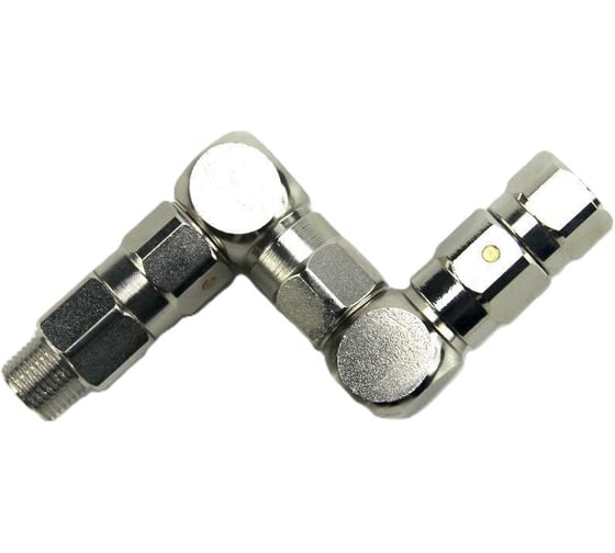 Вертлюг Z-образный с тремя плоскостями вращения PremJet (3/8(M) х 3/8(F) (500 bar), 1 шт.), KS1138