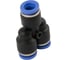 Фитинг цанговый пластиковый Y-образный переходной Harrison 10-6 мм HRS-PW106/1 1