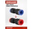 Фитинг цанговый пластиковый прямой переходной Harrison 8-4 мм HRS-PG84 4