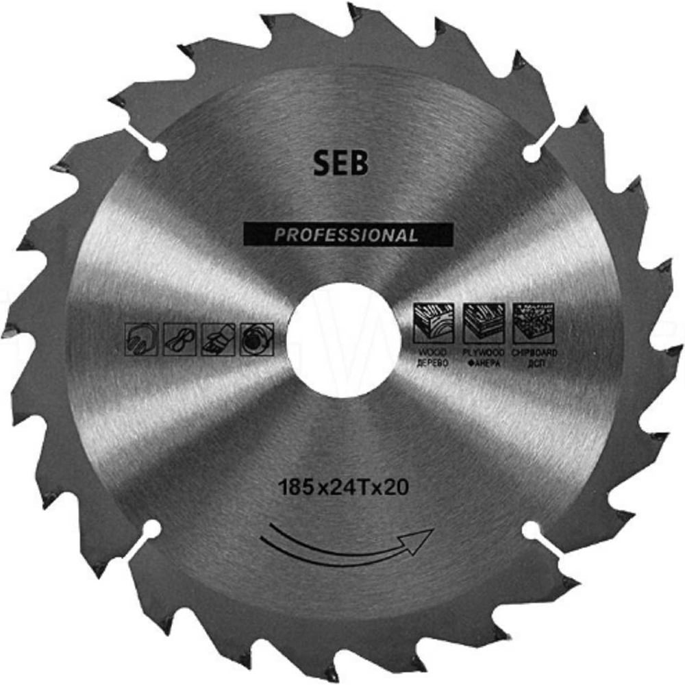 Диск пильный по дереву (185х20/16 мм; 24Z) TORGWIN S94625 - выгодная ...