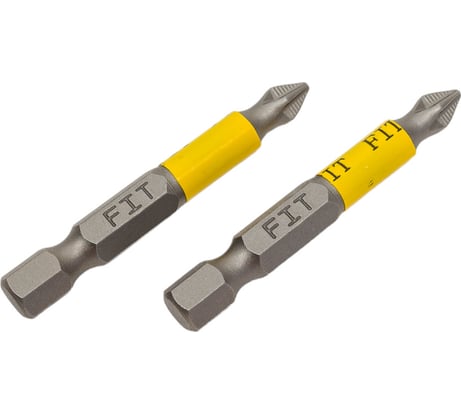 Биты кованые Профи односторонние (2 шт; PH1; 50 мм; сталь S2) FIT 57504